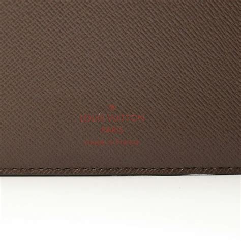 Desk Agenda Cover Damier Ebene Canvas 